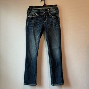 Miss Me Women's Size 27 Easy Capri Denim Stretch Jeans JE5014EP23